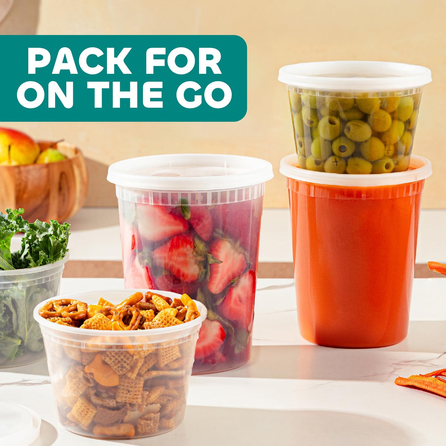 cylindrical food holders